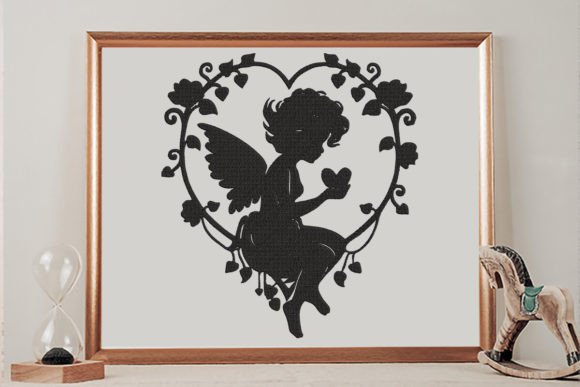 Angel Fairy in a Floral Heart Review for Personalized Embroidery Projects