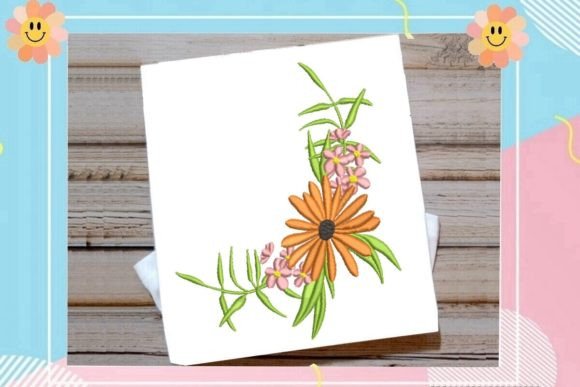 Delicate Flower Bouquet: A Designer’s Review for Handmade Gift Embroidery