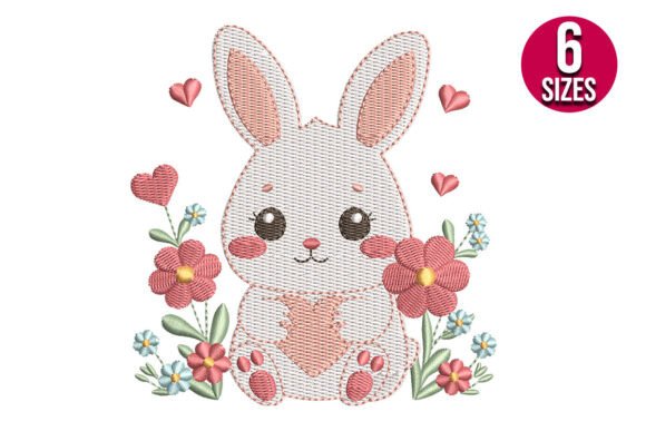 Floral Baby Bunny with Hearts: A Designer's Review for Boutique Apparel