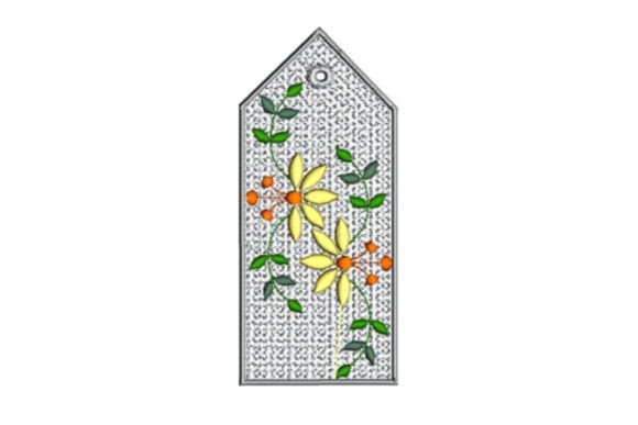 Floral Bookmark Applique: A Seasonal Embroidery Gem
