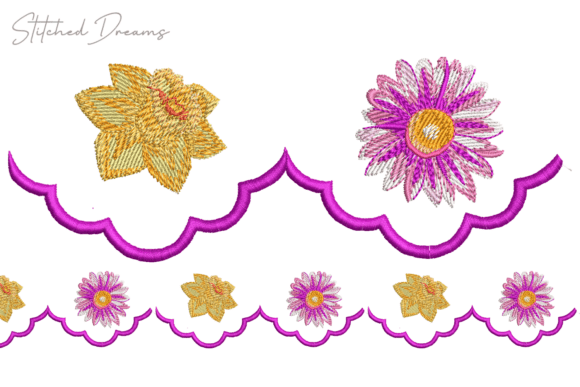 Floral Border Embroidery Design Review