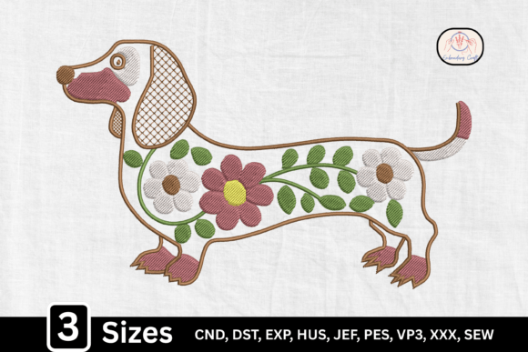 Floral Dachshund Cute Dog: An Etsy Seller's Review