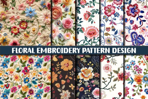 Floral Embroidery Pattern Design Review
