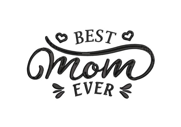 Mom: A Heartfelt Embroidery Design for Seasonal Gifting