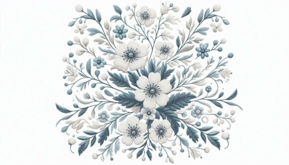 White Floral Embroidery Pattern: A Designer’s Honest Review for Personalized Gifts